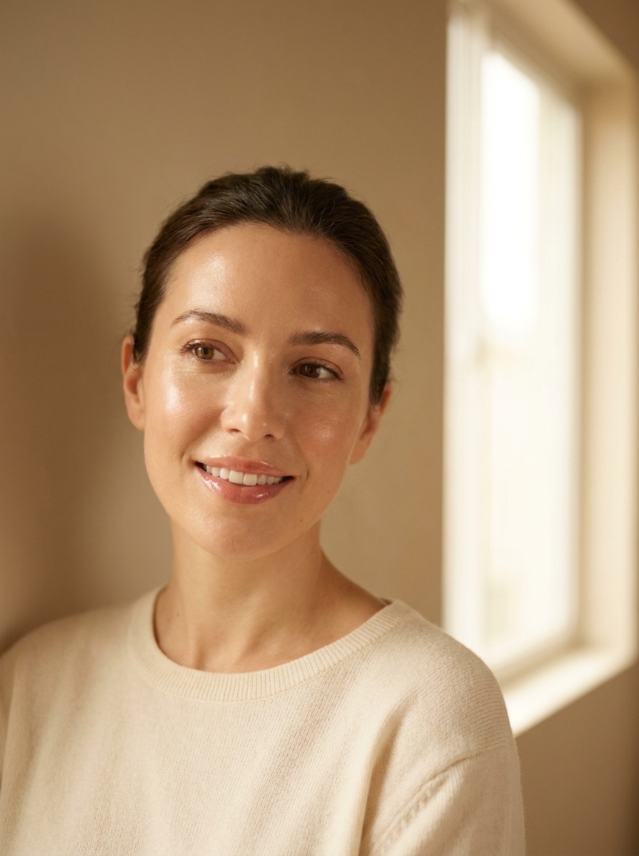 Glow Aesthetics client with radiant, natural-looking results