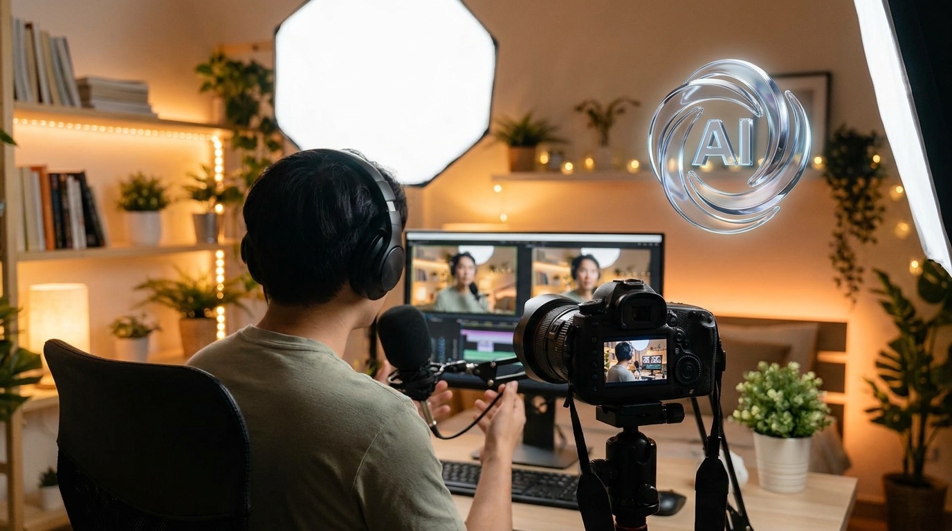 Custom brand motion dropped into a real video